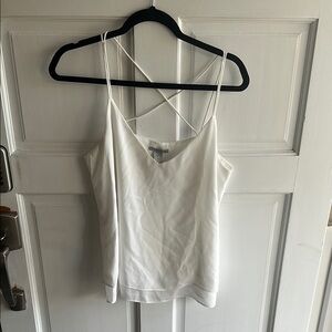 H&M Cream Backless Crop Camisole